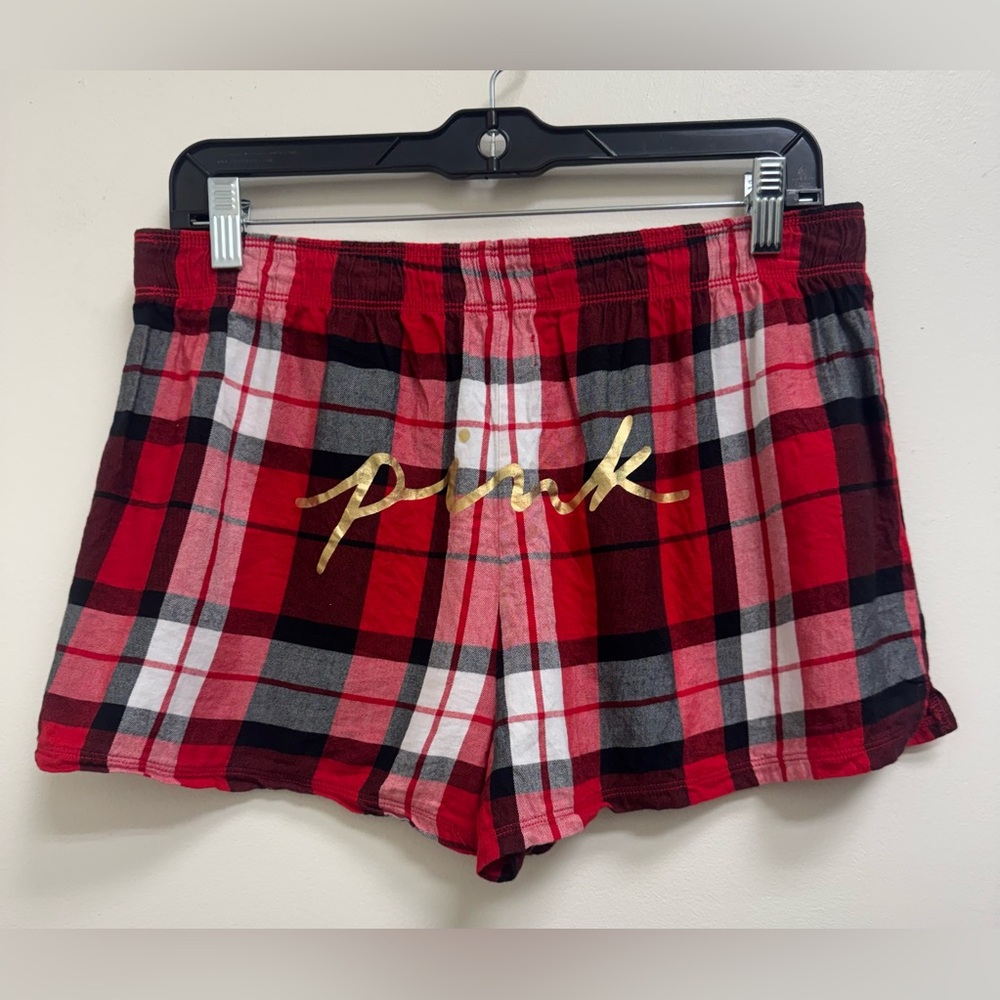 Victoria’s Secret PINK Flannel Pajama Shorts